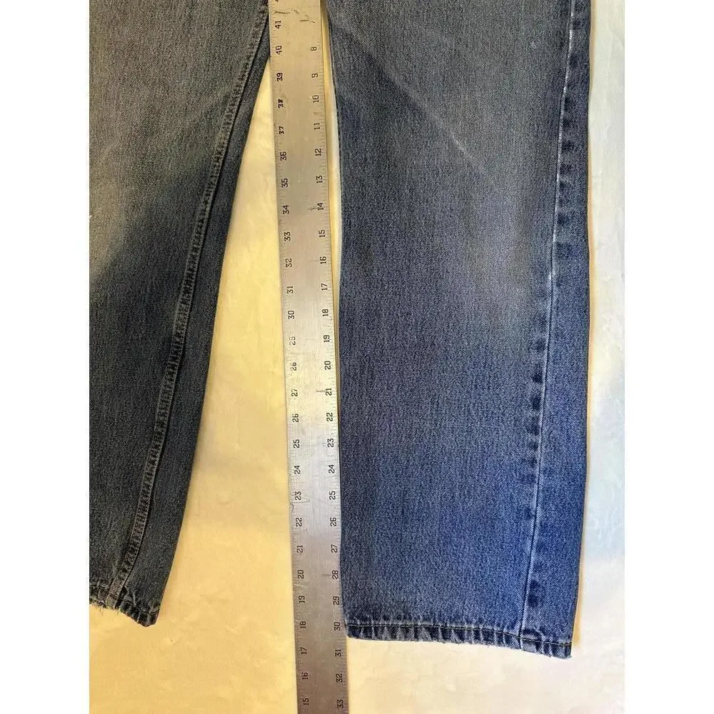 Men’s 36 x 32 Levi’s 505 Jeans Straight Leg Distressed Work Chore